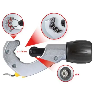 TELESKOPOWY OBCINAK DO RUR INOX Premium